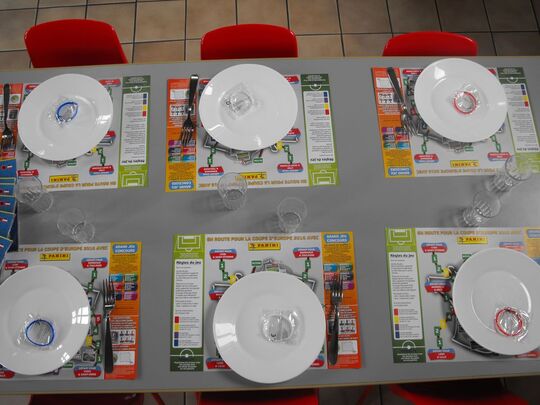 table de la restauration de Lécluse